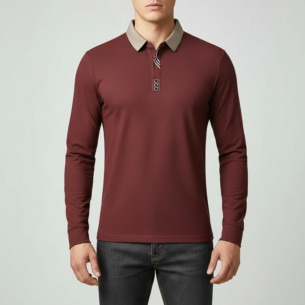 Portofino Long-Sleeve Polo Shirt