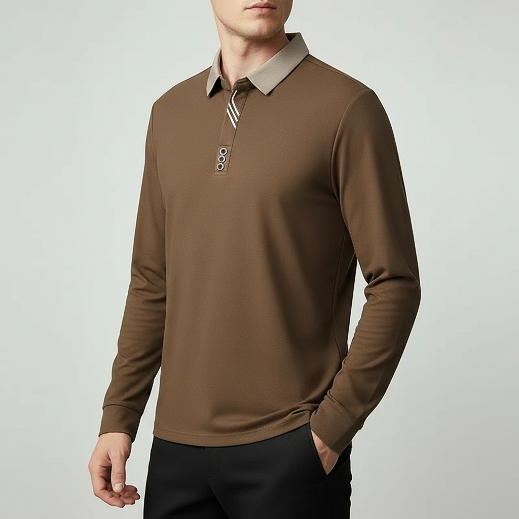 Portofino Long-Sleeve Polo Shirt