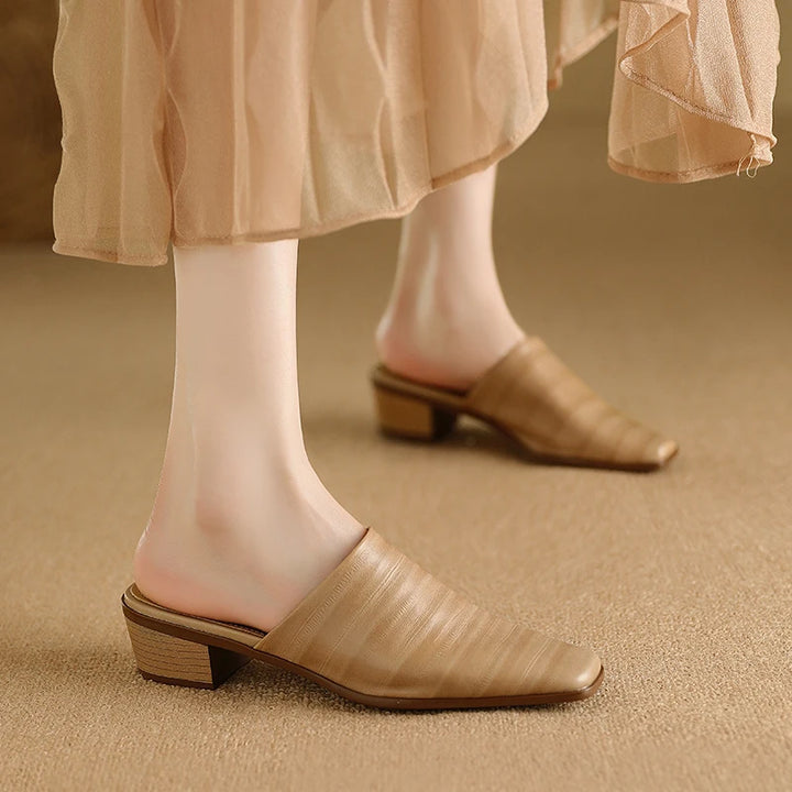 Sorrento Genuine Leather Mules