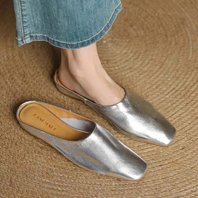 Ariana Leather Mules