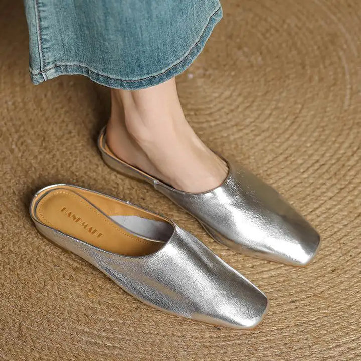 Ariana Leather Mules