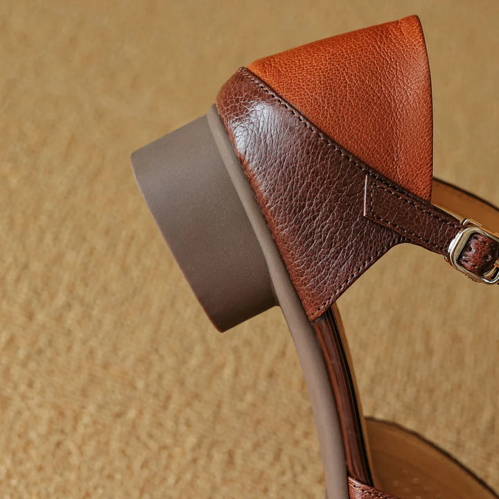 Aurelia Genuine Leather Heels