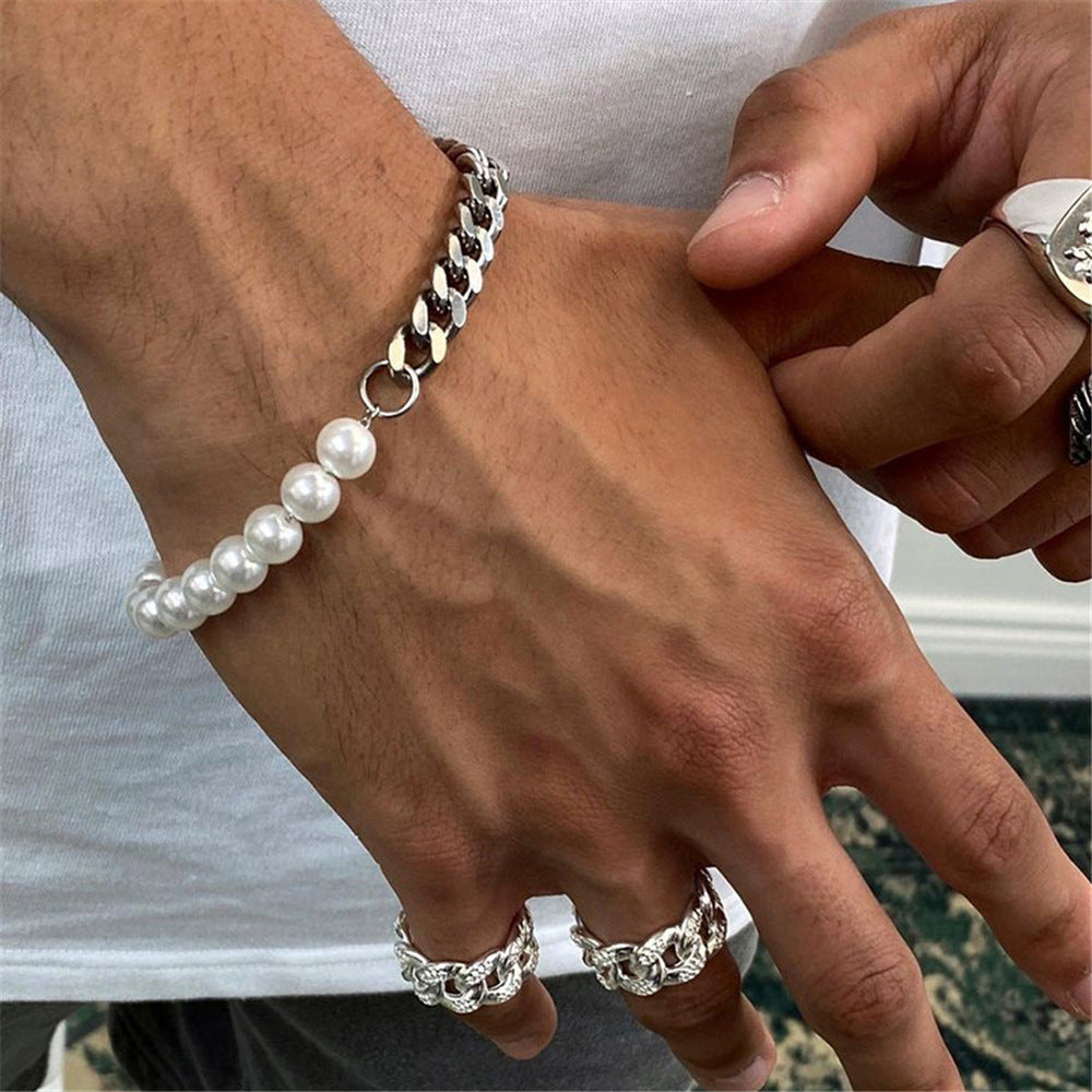 Cuban Pearl Bracelet