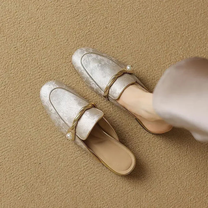 Florence Satin Mules