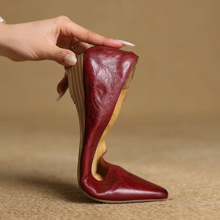 Loren Genuine Leather Flats