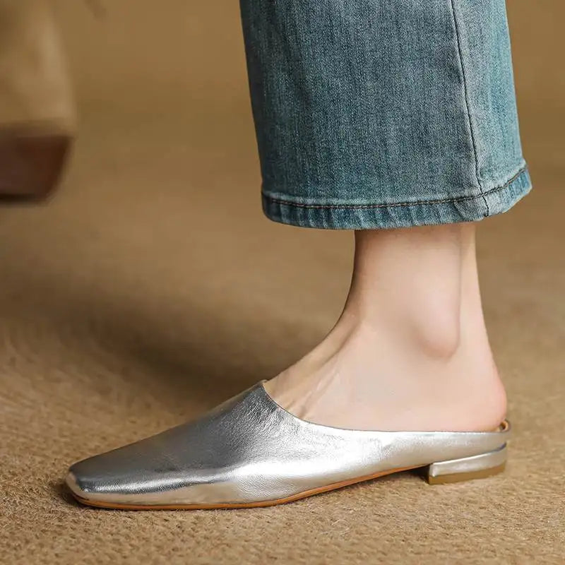 Ariana Leather Mules