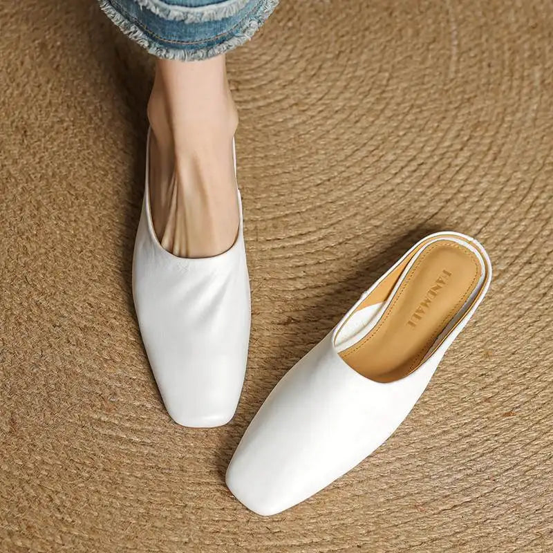 Ariana Leather Mules