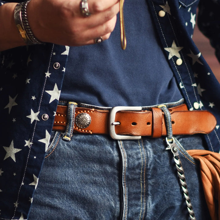 Frontier Cowhide Belt