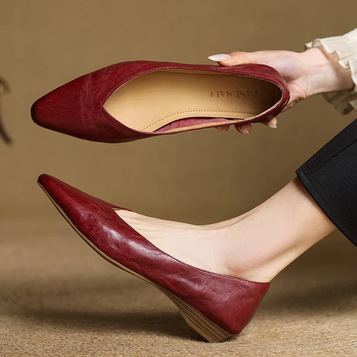 Loren Genuine Leather Flats