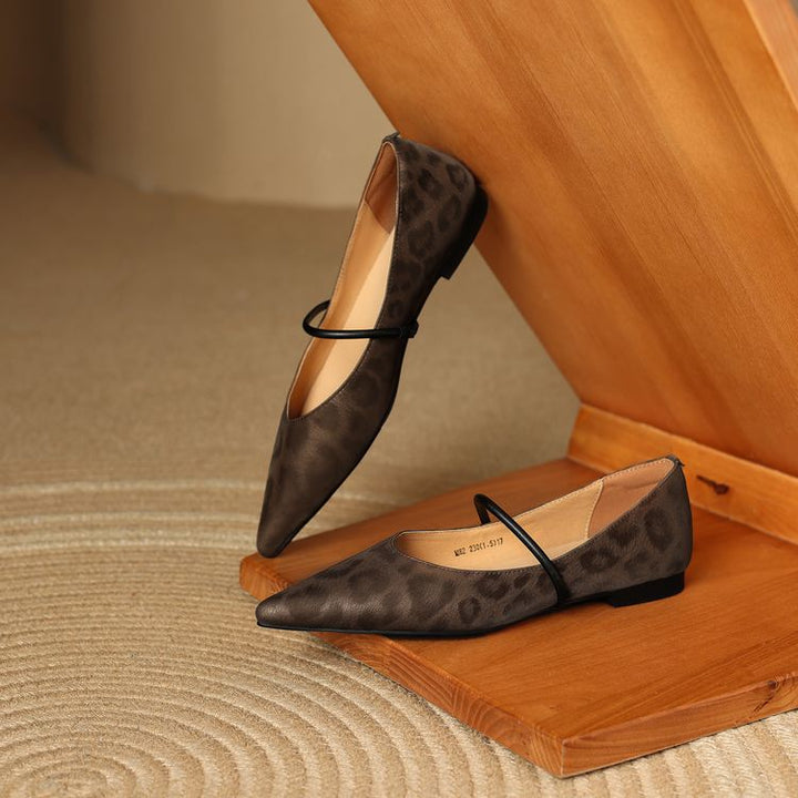 Calista Leather Flats