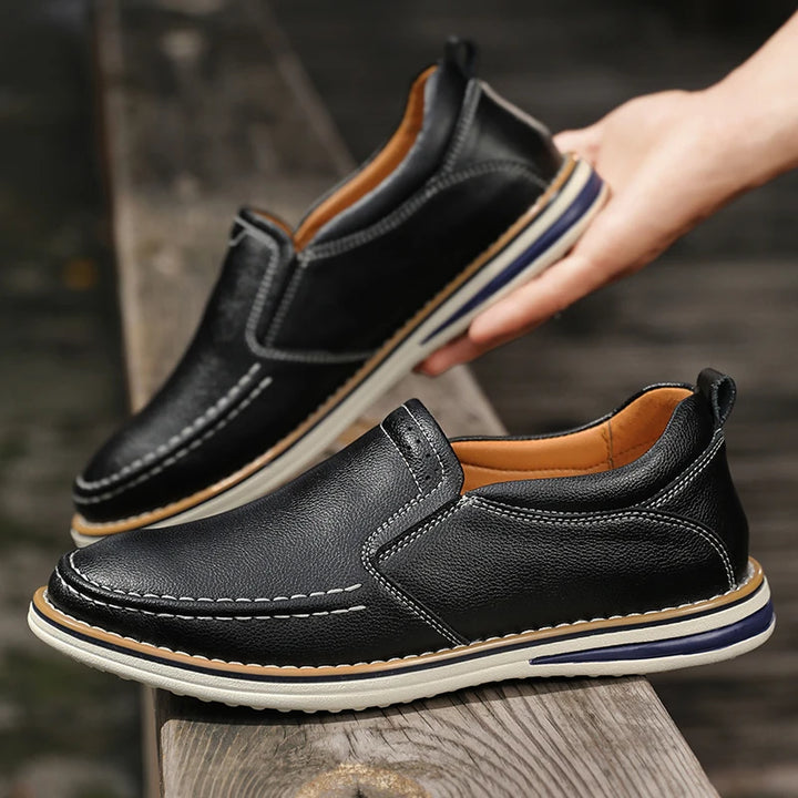 Savino Leather Loafers