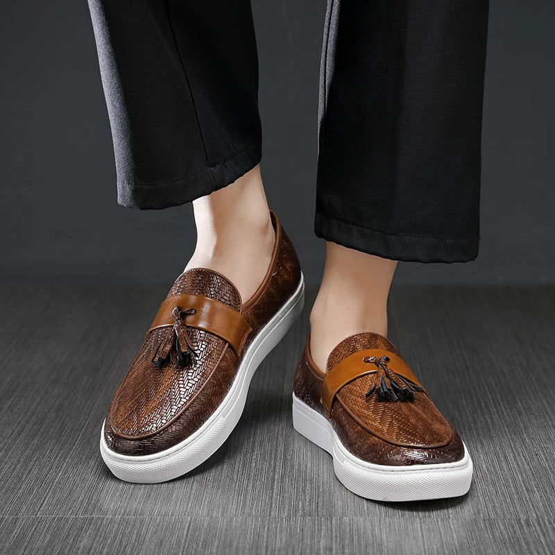 Vandro Leather Loafers