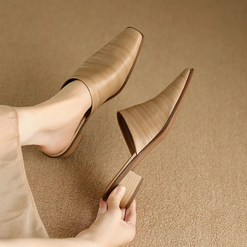 Sorrento Genuine Leather Mules