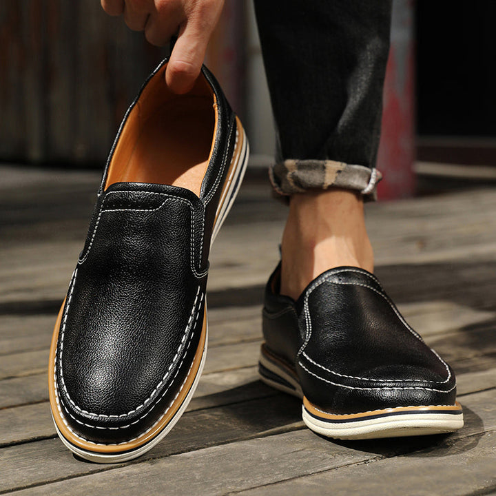 Savino Leather Loafers