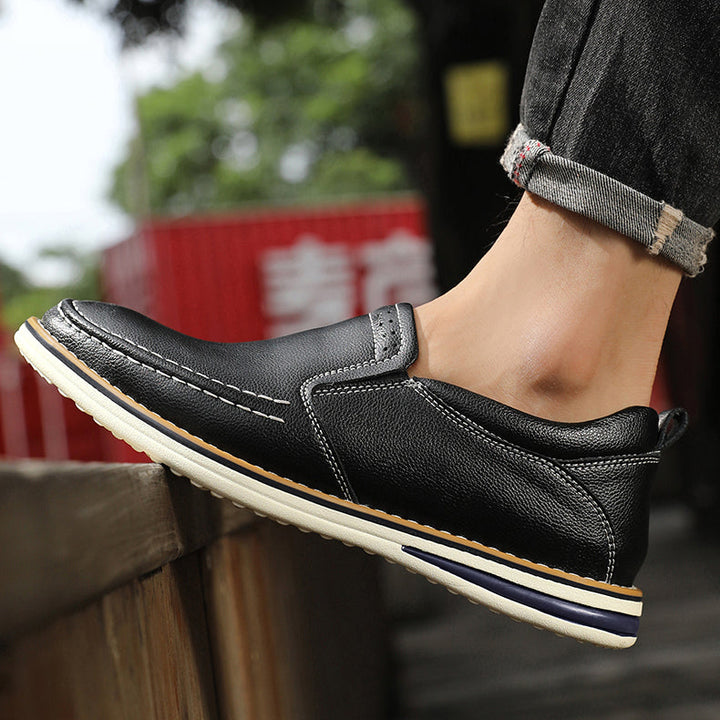 Savino Leather Loafers