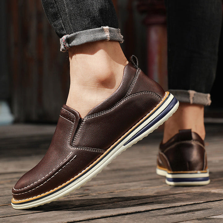 Savino Leather Loafers
