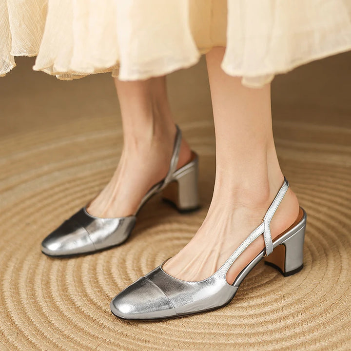 Viviana Leather Heels