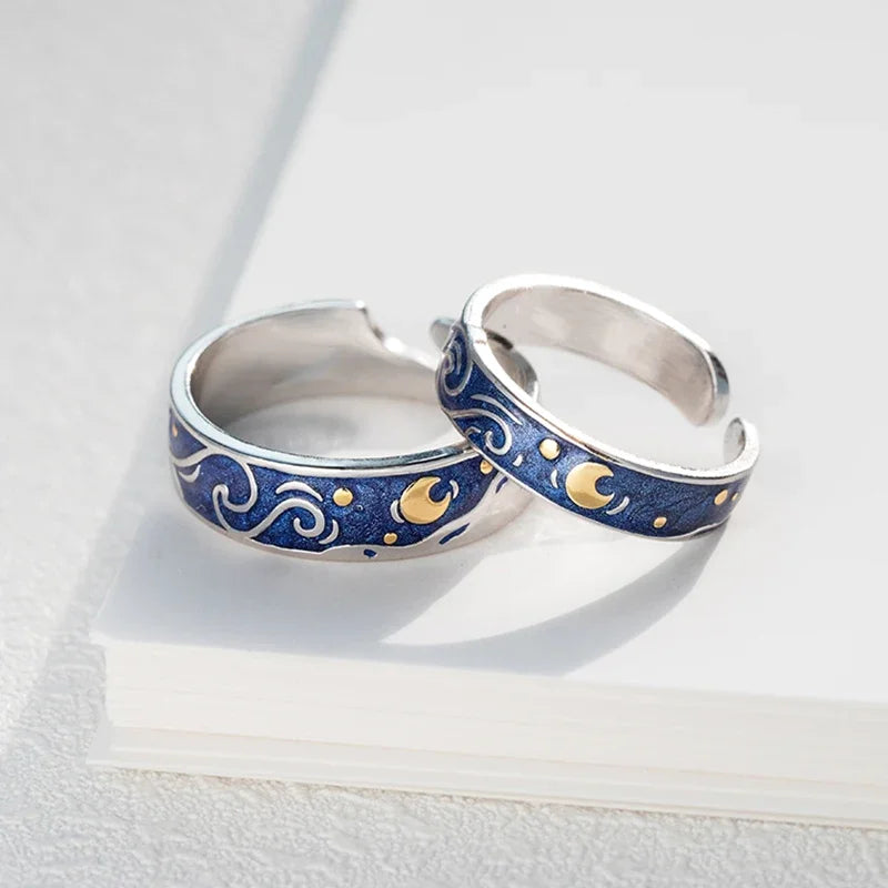 Starry Night Rings