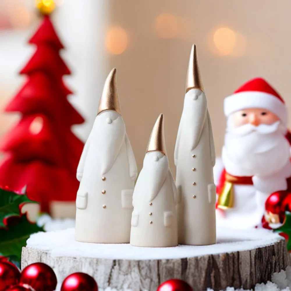 Ceramic Springtime Santa Santa Claus Ceramic Set – Terra House
