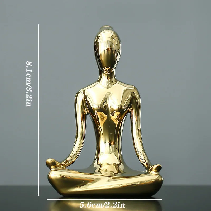 Zen Pose Ceramic Figurines