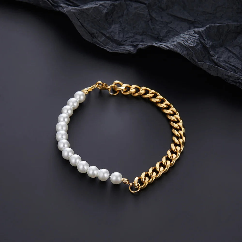 Cuban Pearl Bracelet