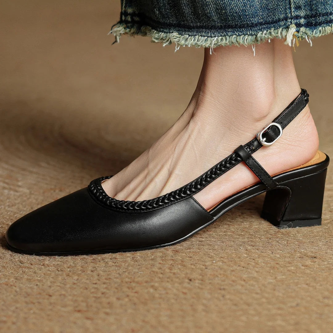 Soravina Leather Heels