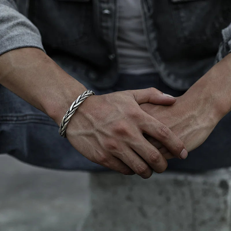 Torin Silver Cuff Bracelet