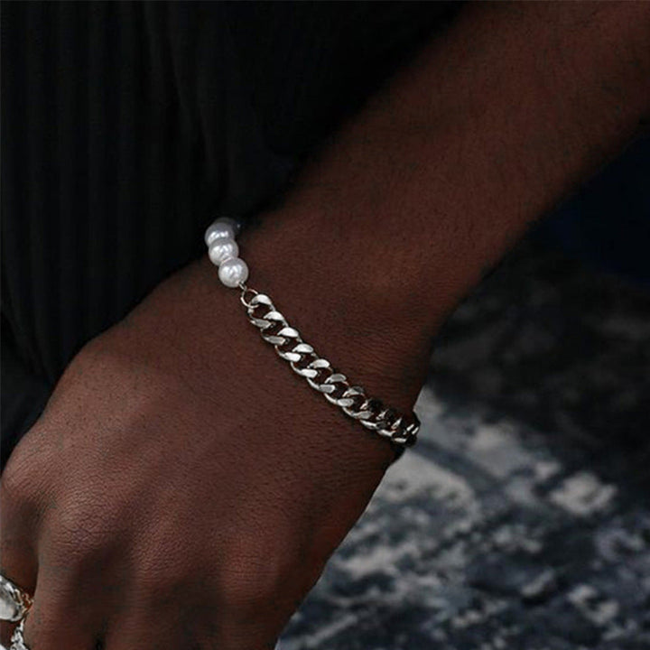 Cuban Pearl Bracelet