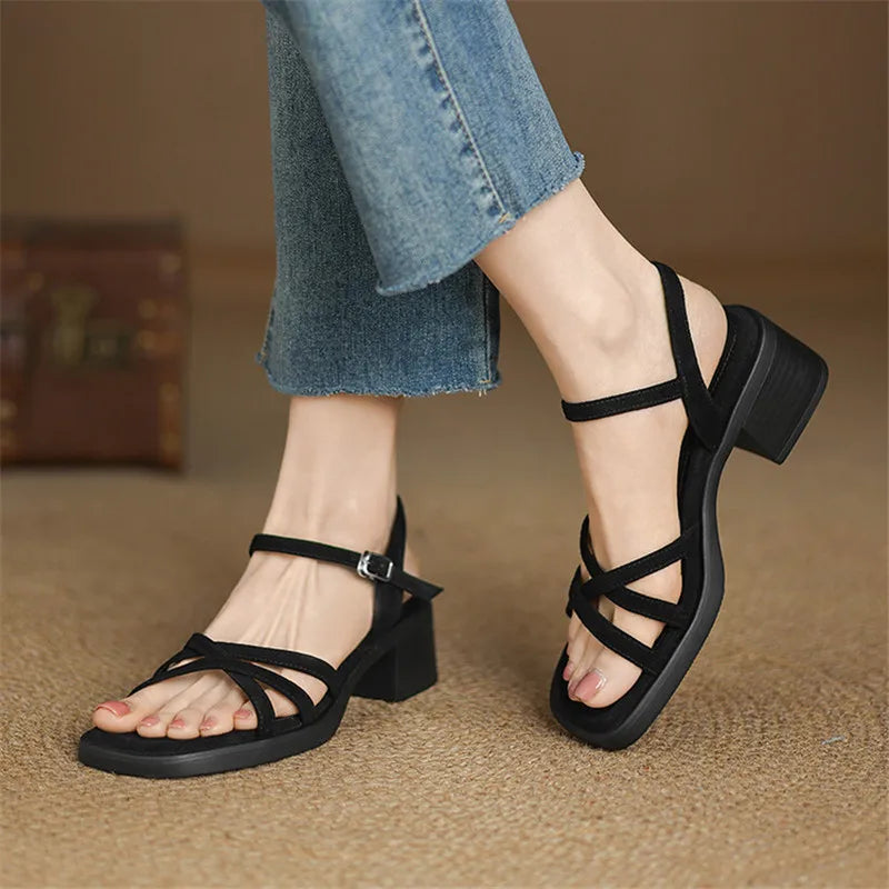 Delainey Leather Sandals