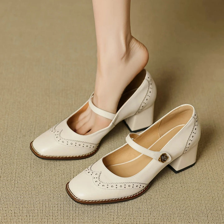 Messina Leather Heels