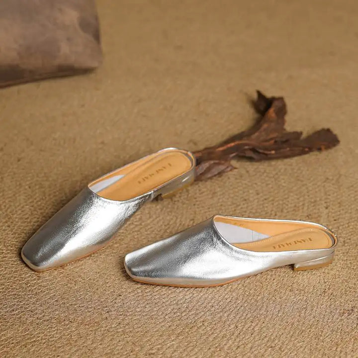 Ariana Leather Mules