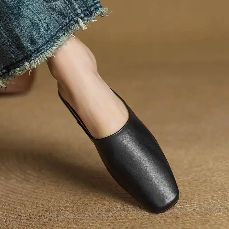 Ariana Leather Mules