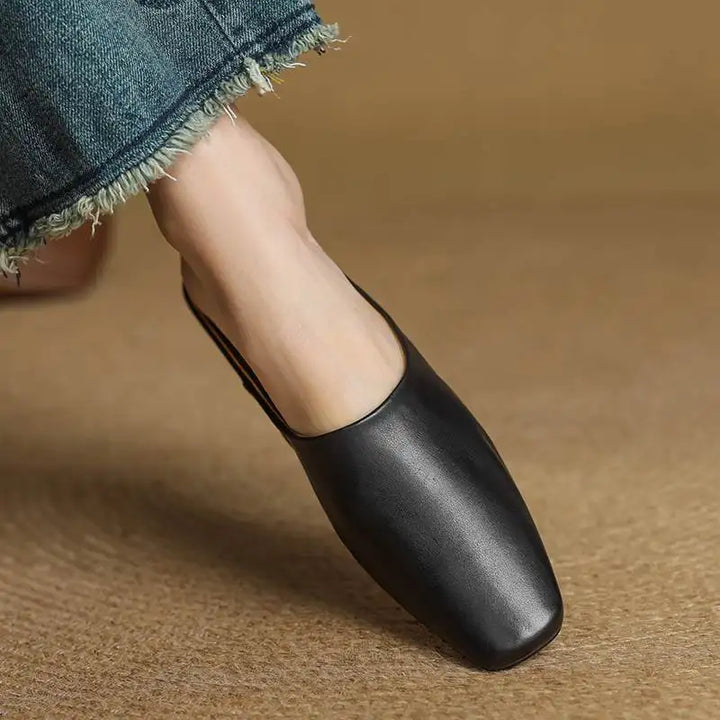 Ariana Leather Mules