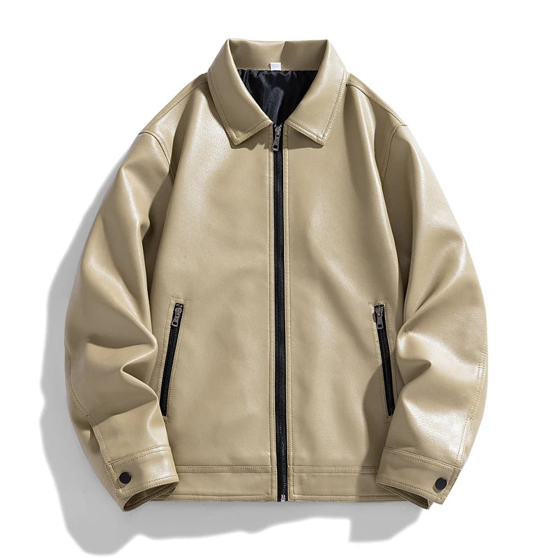 Bronco Leather Bomber Jacket