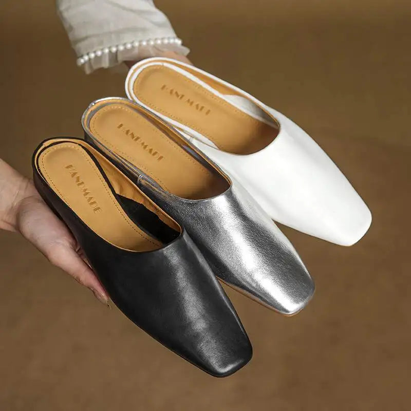 Ariana Leather Mules