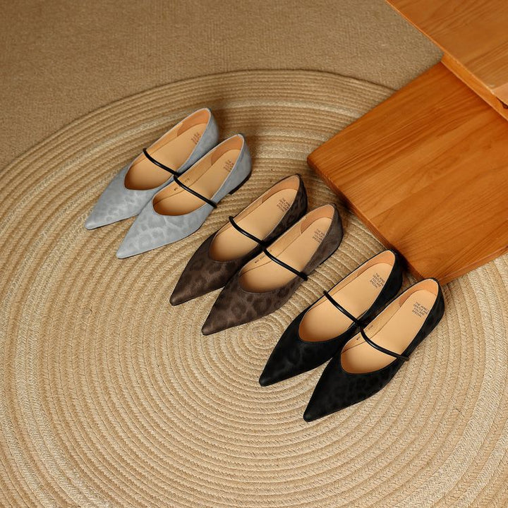 Calista Leather Flats