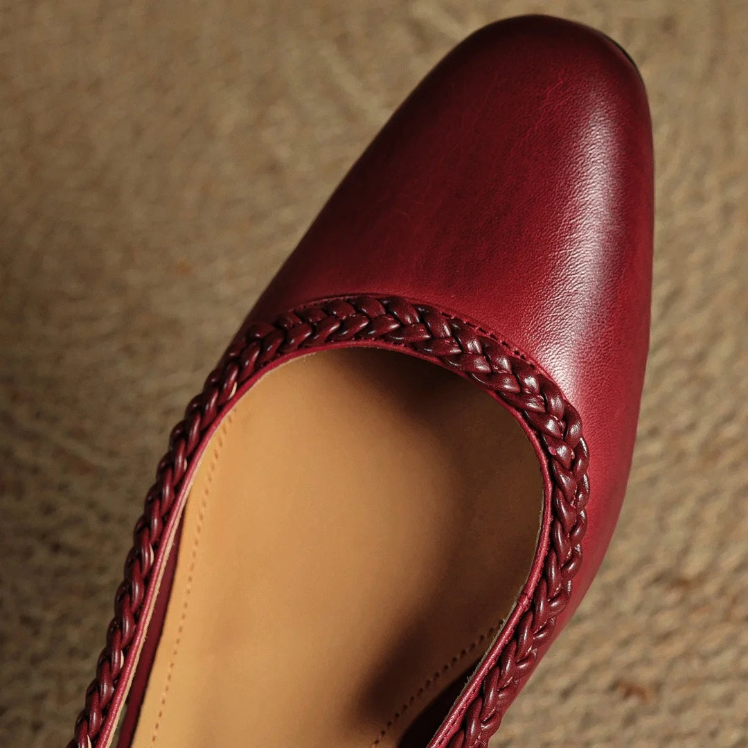Soravina Leather Heels