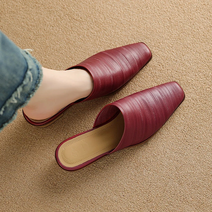 Sorrento Genuine Leather Mules