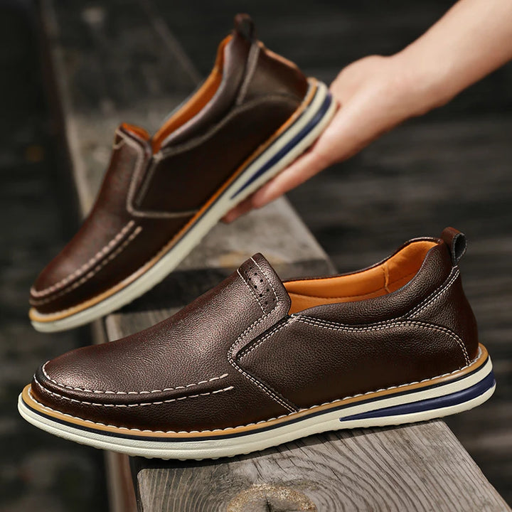 Savino Leather Loafers