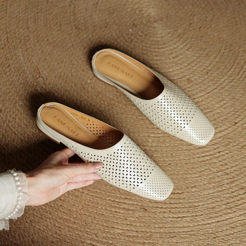 Maris Leather Mules