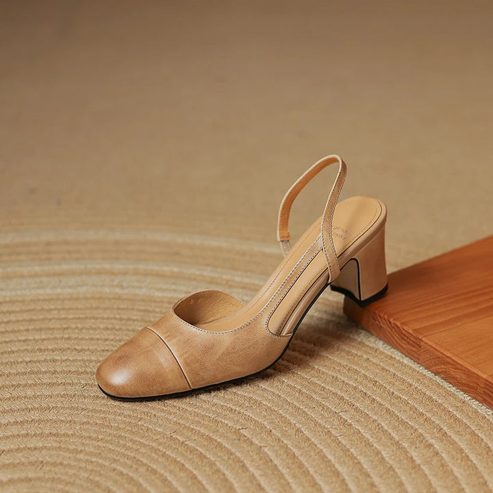 Viviana Leather Heels