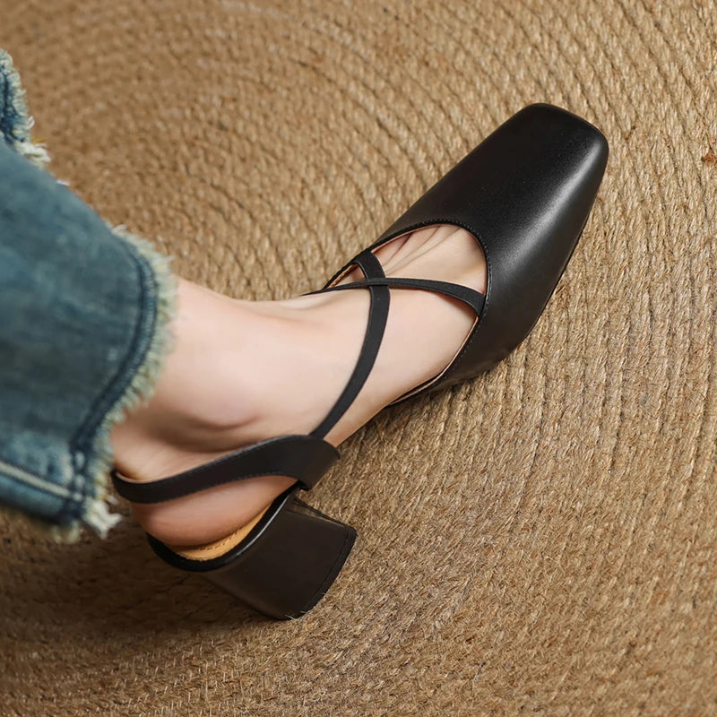 Blaire Leather Heels