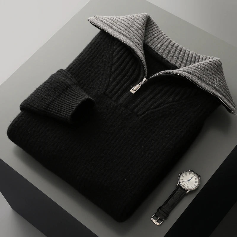 Vermont Wool Quarter Zip