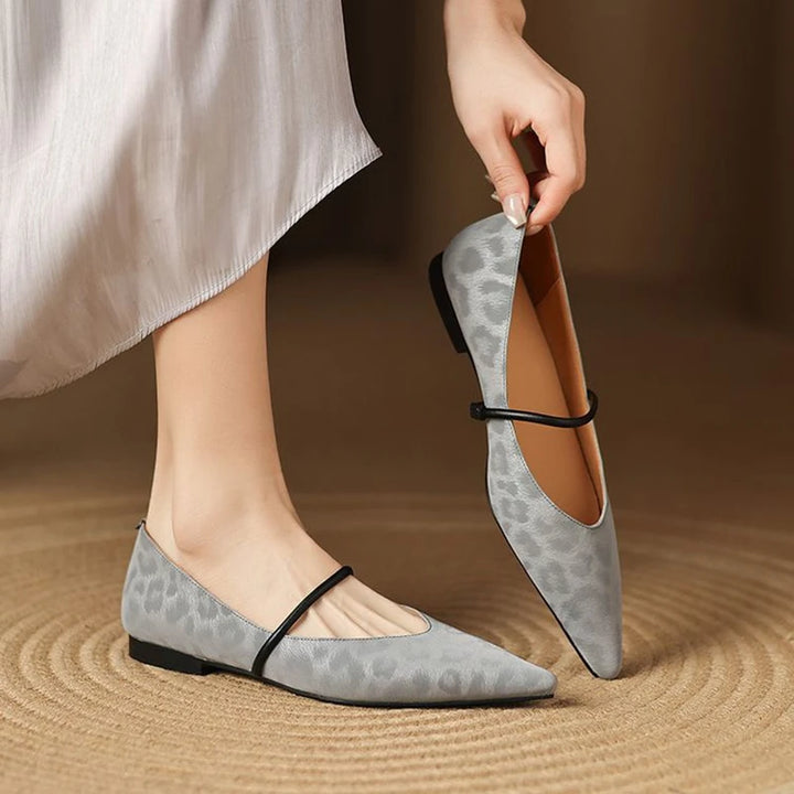 Calista Leather Flats