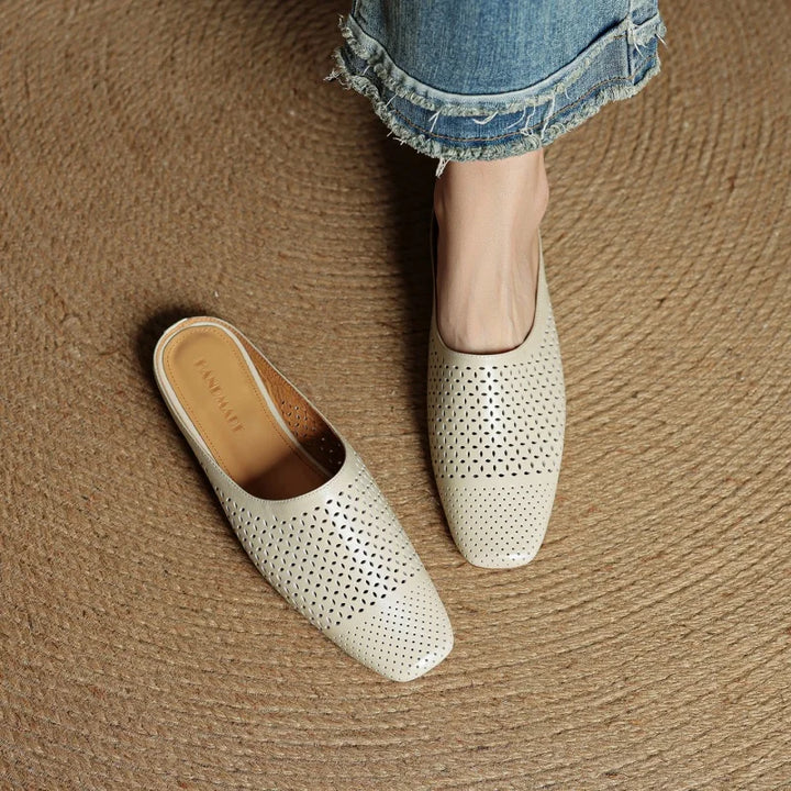 Maris Leather Mules
