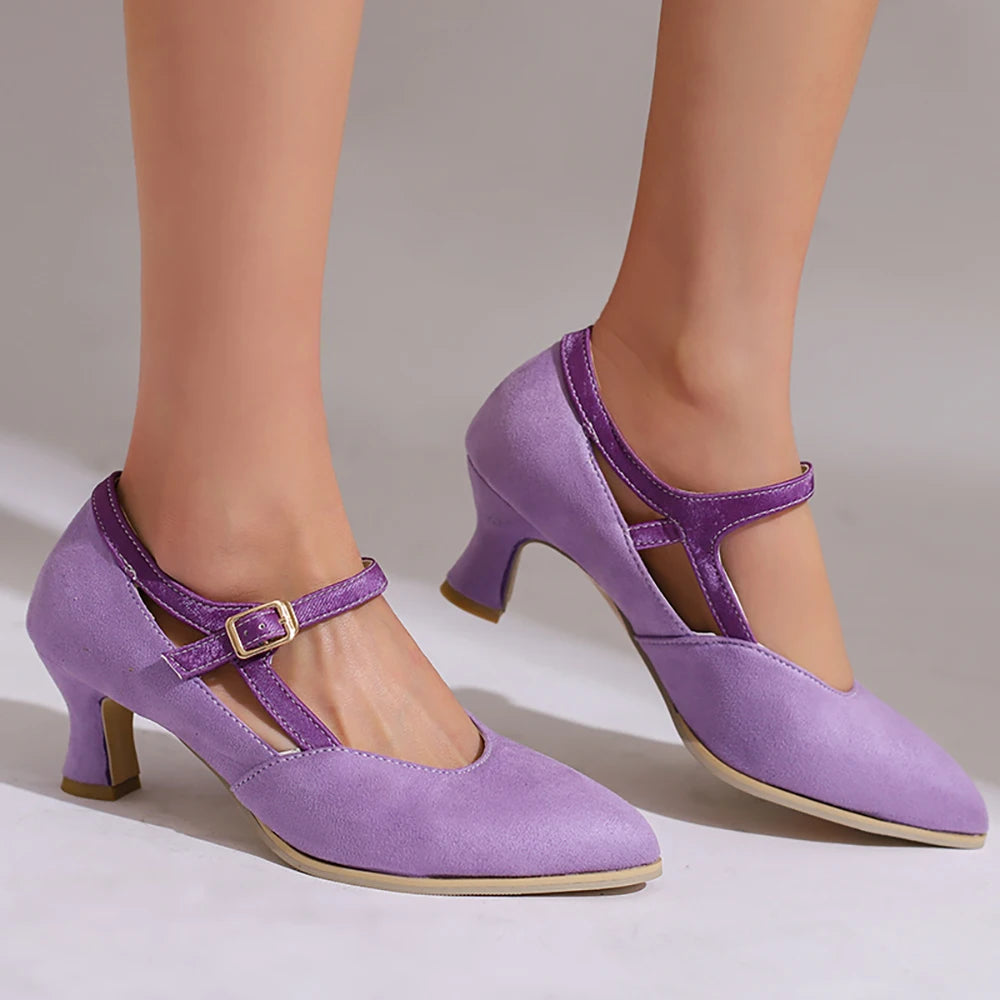 Eleanor Suede Heels
