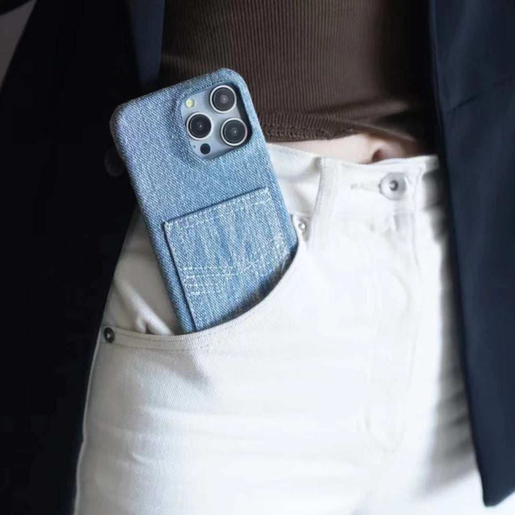 Blue Jean iPhone Case