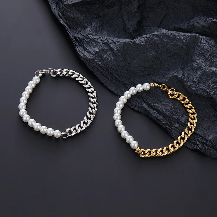 Cuban Pearl Bracelet