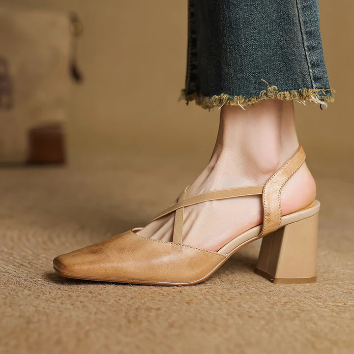 Blaire Leather Heels