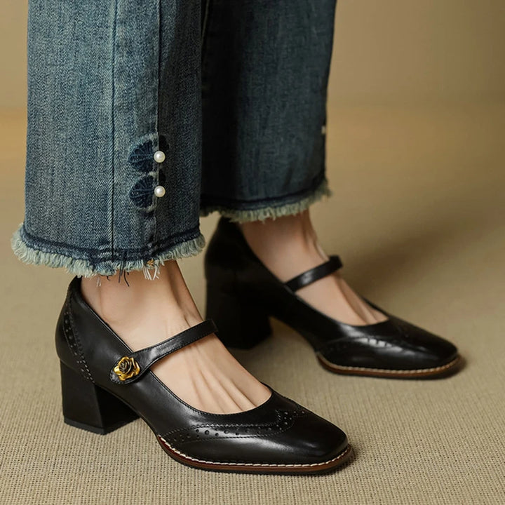 Messina Leather Heels